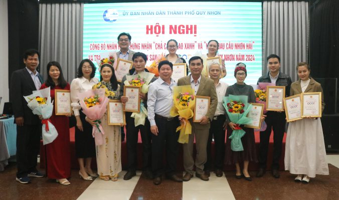 Các chủ thể được công nhận SP Ocop 2024